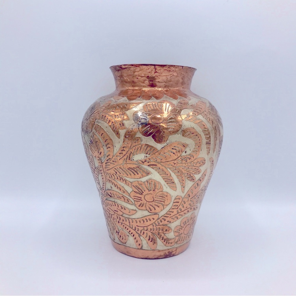 Copper Flower Vase Handmade